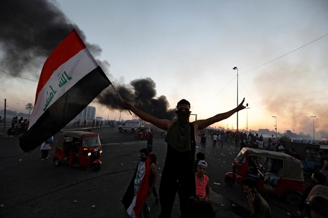 99 Orang Tewas akibat Demonstrasi di Irak