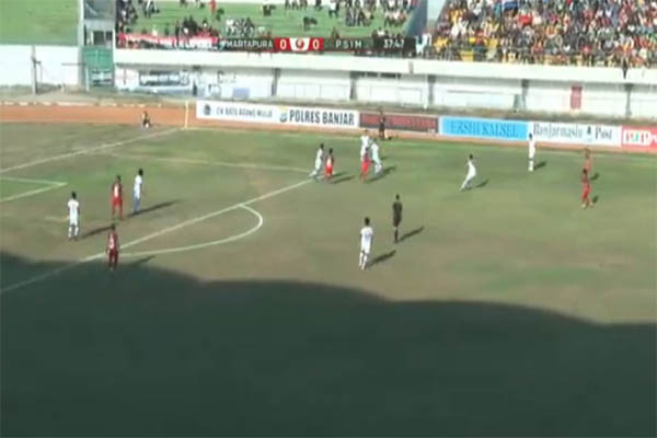 Martapura FC vs PSIM Jogja: Babak Pertama, Skor 0-0