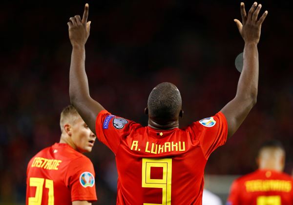 Pesta Gol, Belgia Jadi Tim Pertama yang Lolos Euro 2020