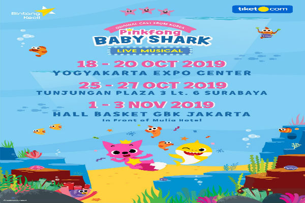 Pinkfong Baby Shark Live Musical Hadir di Indonesia untuk Pertama Kalinya