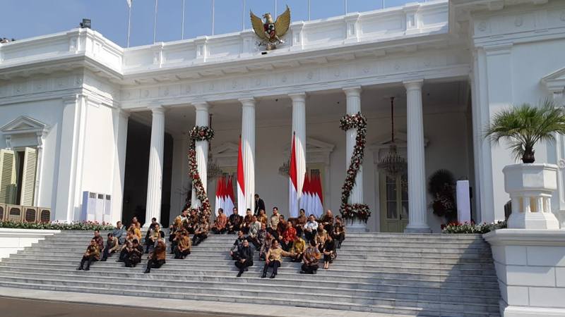 Jokowi Resmi Umumkan Para Menteri Kabinet Indonesia Maju