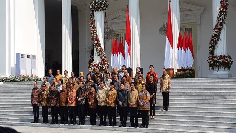 Ini Nama-Nama Menteri Kabinet Indonesia Maju