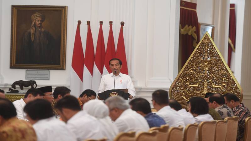 Jokowi Beri 4 Arahan Kepada Menteri Kabinet Indonesia Maju