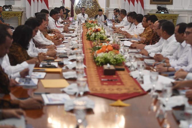 Pesan Penting Jokowi untuk Sri Mulyani di Sidang Kabinet Indonesia Maju