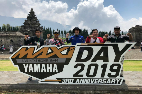 Meriahnya Perhelatan Akbar MAXI Yamaha Day di Dieng