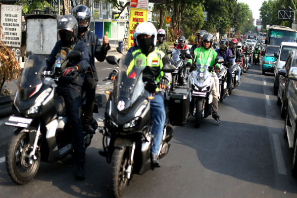 ADV150 Weekend Ride Yogyakarta Eratkan Persahabatan Komunitas Motor Honda