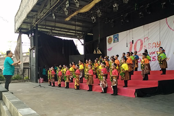 Ribuan Siswa TK dan SD Meriahkan Festival Angklung di Jogja Bay Waterpark