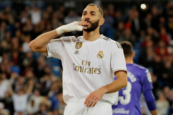 Karim Benzema Top Skor Sementara La Liga