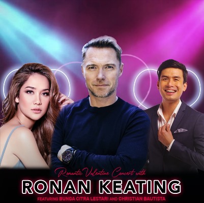 Ronan Keating Konser di Jakarta Meriahkan Valentine 2020