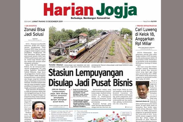 HARIAN JOGJA HARI INI: Stasiun Lempuyangan Disulap Jadi Pusat Bisnis