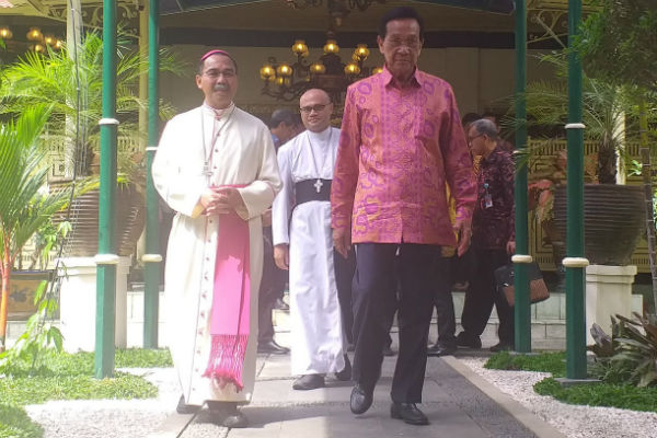 Uskup Agung Semarang Temui Sultan Bahas Perdamaian di DIY