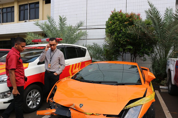 Pemilik Lamborghini Todong Pelajar, STNK Atas Nama Buruh Serabutan