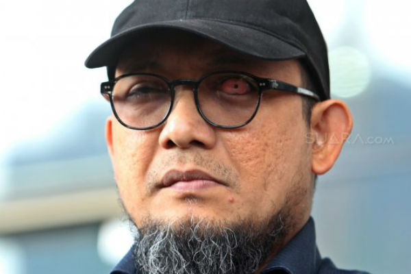 Polisi Sembunyikan Wajah 2 Anggota Brimob Terduga Pelaku Penyiraman Air Keras Novel Baswedan