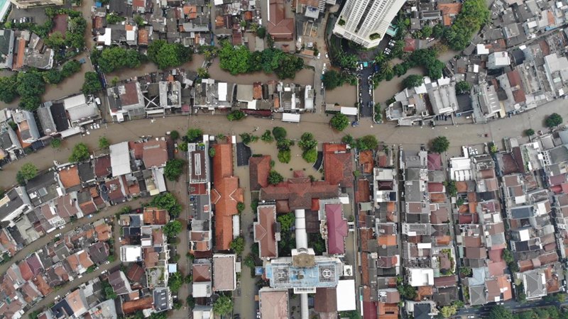 Ini Potret Banjir di Jakarta dan Tangerang