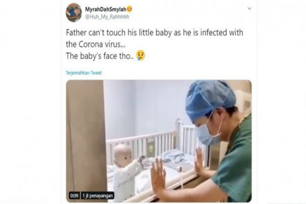 Dikarantina karena Virus Corona, Kisah Bayi 9 Bulan Minta Digendong Bikin Pilu