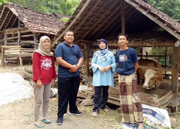 UMY Latih Peternak Sapi di Nambangan Bantul Cara Mengolah Kotoran Menjadi Pupuk & Biogas