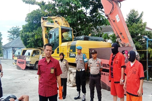 Lagi, Polisi Bongkar Praktik Tambang Ilegal di Bedoyo, Ponjong