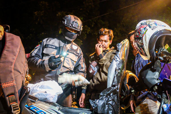 Patroli Anak Nongkrong di Kulonprogo, The Cops Jaring Motor Blombongan