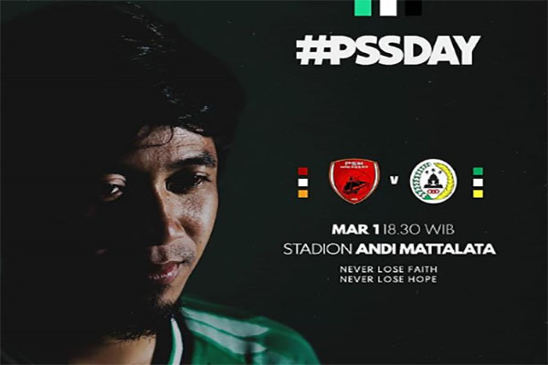 Menit Ke-65, PSS Tertinggal 0-2 dari PSM Makassar 