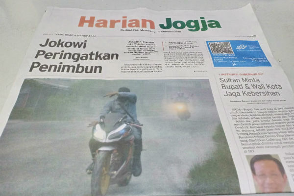 HARIAN JOGJA HARI INI: Jokowi Peringatkan Penimbun