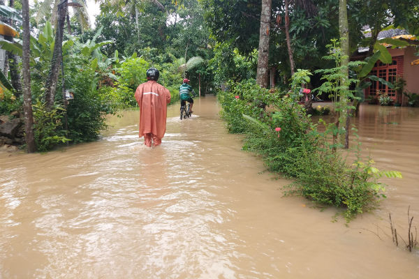 Drainase Meluap, 40 Rumah di Lendah Kulonprogo Terendam Banjir
