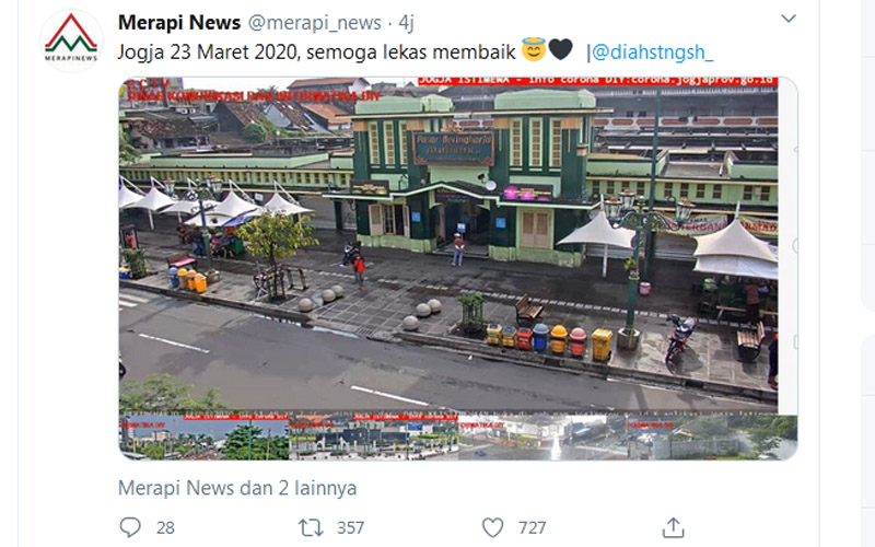 Warga Jogja Dinilai Nurut Seperti Ini Sepinya Kawasan Tugu Jogja Hingga Titik Nol Km Harianjogja Com