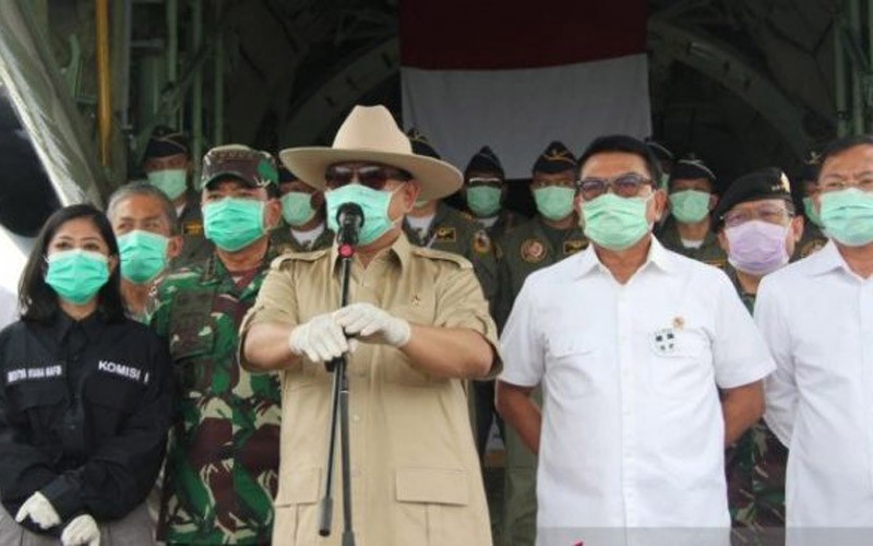 Hadapi Virus Corona, Menhan Prabowo: Kami Tidak Mau Otoriter