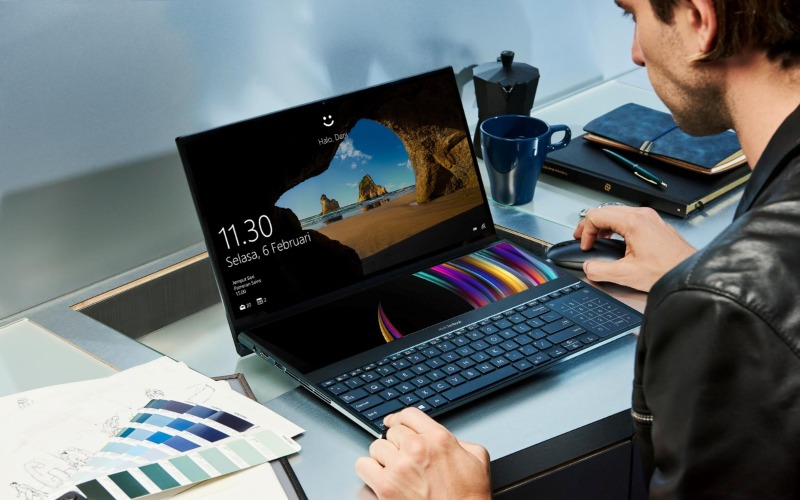  Zenbook Pro Duo UX581 Dukung Bekerja di Rumah