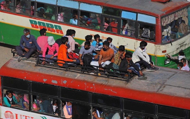 Pengangguran di India Naik 20% akibat Lockdown