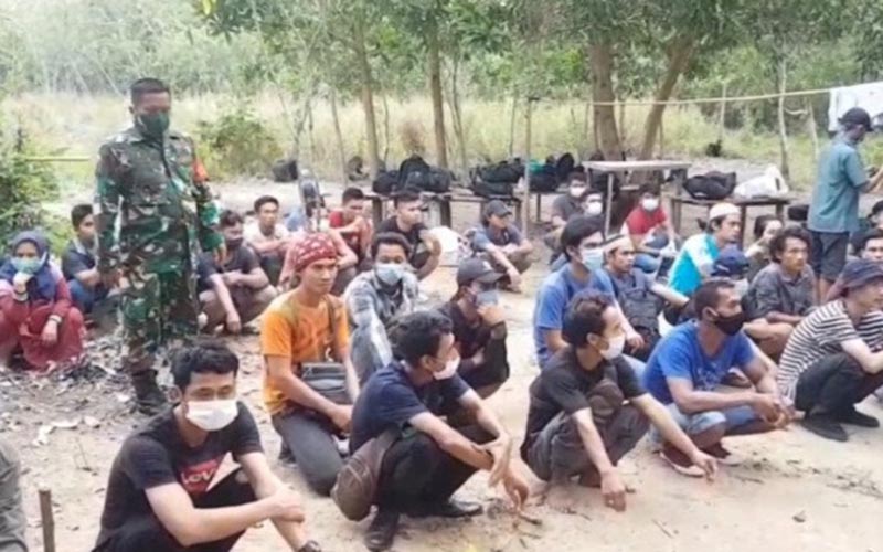 Pulang dari Malaysia Lewat Pelabuhan Tikus, 53 Buruh Migran Ditangkap