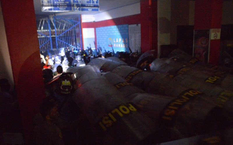 Penyebab Kerusuhan di Lapas Tuminting Manado: Napi Narkoba Takut Corona
