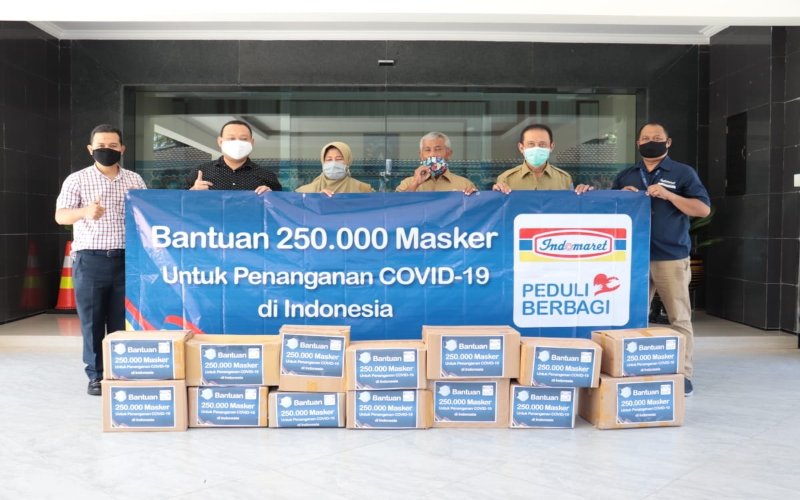 Indomaret Donasikan 250.000 Masker