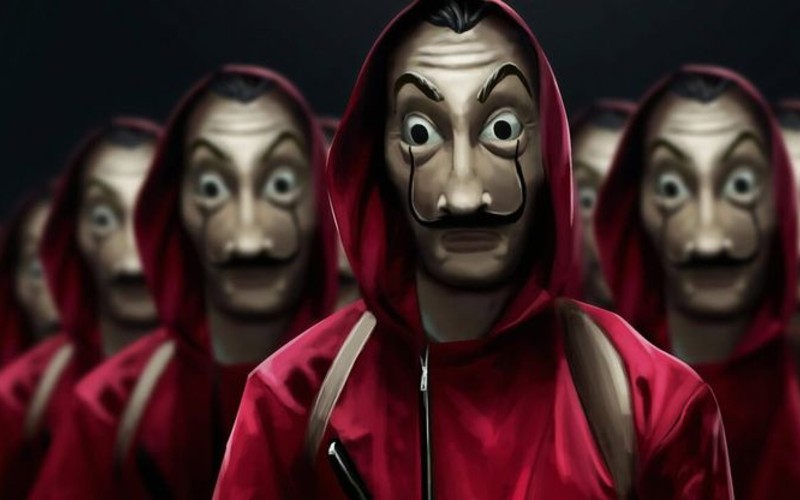 Money Heist: Mengapa Mereka Memakai Topeng Dalí & Overal Merah?
