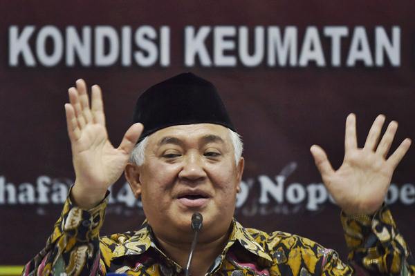 Din Syamsuddin Mengaku Tak Terlibat dalam Rencana Pembentukan Partai Baru Amien Rais