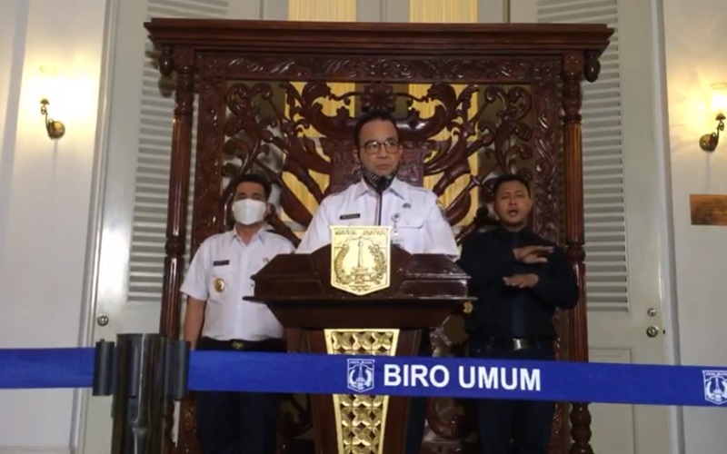 Anies Larang Warga Keluar Wilayah DKI Jakarta