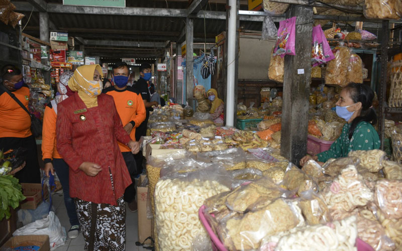 Cegah Corona, 90% Pasar di Sleman Patuh Protokol Kesehatan