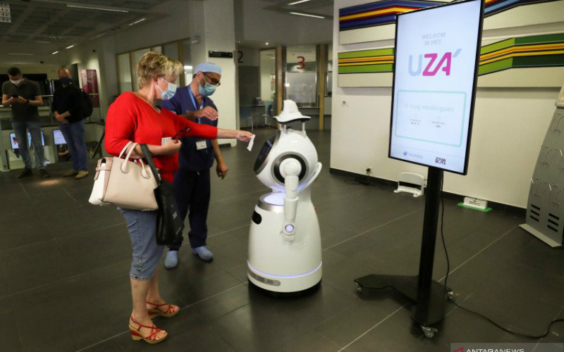 Pencegahan Covid-19 di Rumah Sakit, Belgia Gunakan Robot