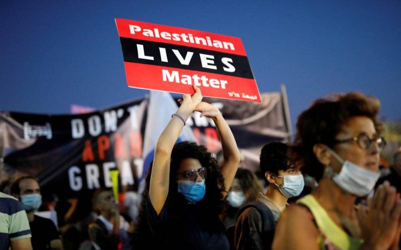 Ribuan Warga Israel Menentang Rencana Netanyahu Caplok Tepi Barat
