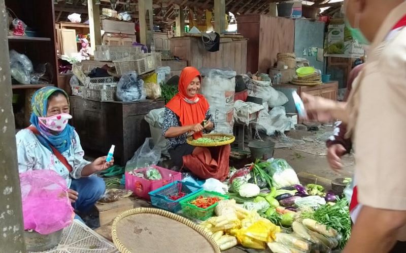 Setelah Pedagang Ikut Rapid Test, Begini Aktivitas di Pasar-Pasar di Sleman