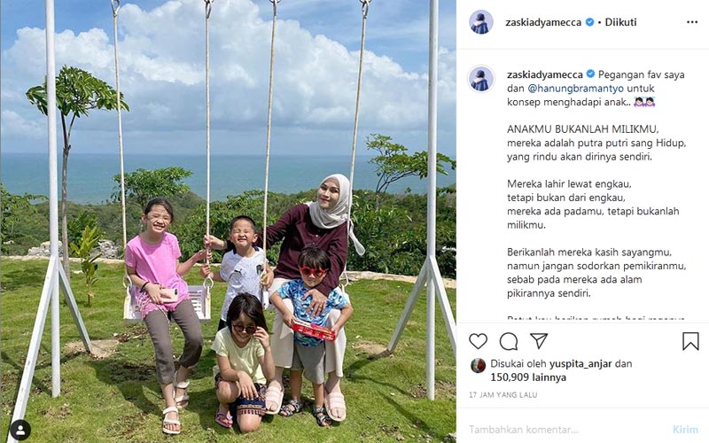 Zaskia Adya Mecca Beri Klarifikasi Soal Main ke Pantai Gunungkidul Saat Wajib Social Distancing