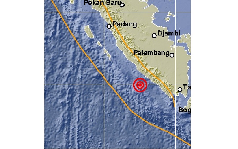 Gempa Magnitudo 5.0 Guncang Bengkulu