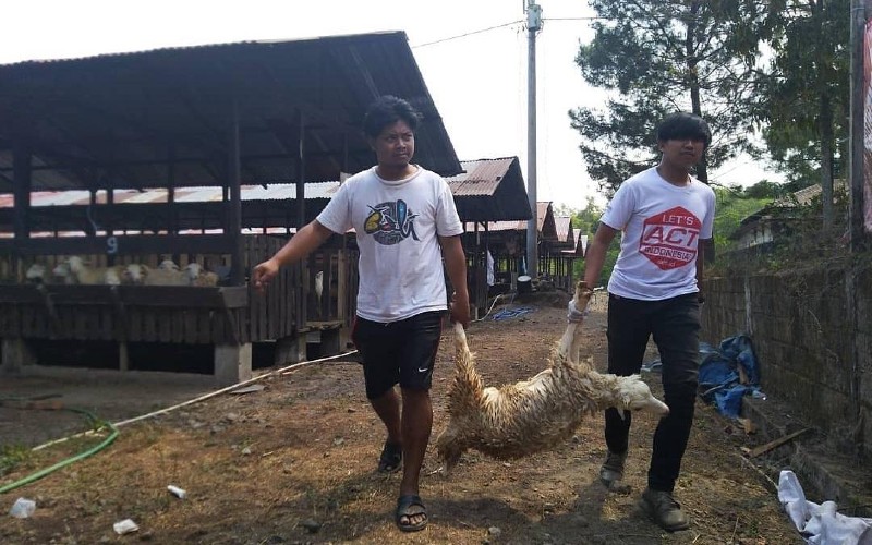Nikmat Kurban Menyapa Warga Terdampak Kekeringan di Gunungkidul