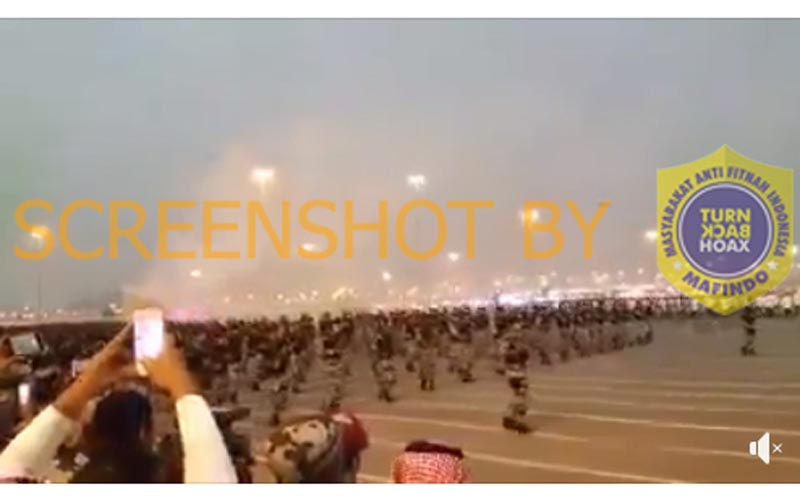 CEK FAKTA: Beredar Video Pasukan Pengamanan Haji, Ternyata Tahun 2017
