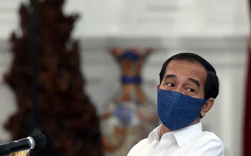 Jokowi Minta Dua Pekan Kampanye Penggunaan Masker
