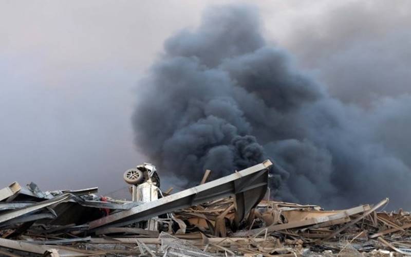Pusat Ledakan Dahsyat di Lebanon Berjarak 7 Km dari Kantor KBRI