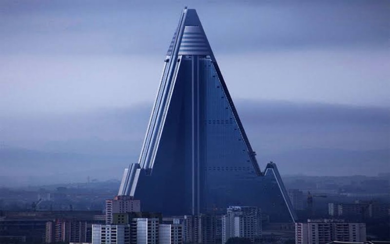 Bangunan Hotel Tertinggi di Ibukota Korea Utara Ini Tak Pernah Terima Tamu