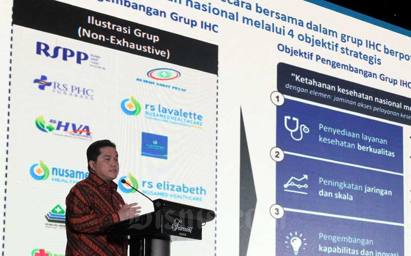 Erick Thohir: Grup Rumah Sakit BUMN Ditarget Raih Pendapatan Rp4,5 Triliun