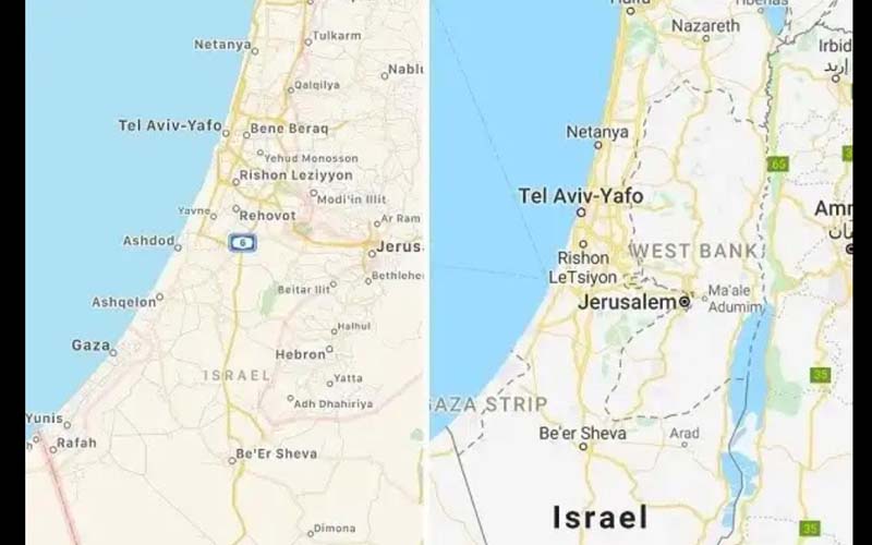 Loh, Palestina Tidak Ada di Google Maps dan Waze. Kok Bisa?