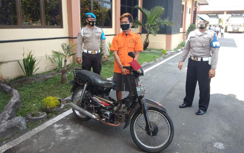Curi Honda Astrea Milik Tetangganya, Warga Samigaluh Ditangkap Polisi