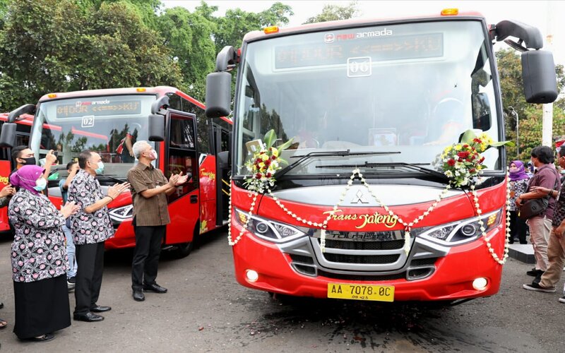 Bus Trans Jateng Jurusan Purworejo - Magelang - Temanggung Resmi Beroperasi, Gratis 9 Hari